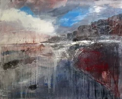 Shore Painting by Karin Pfannenschmidt Art